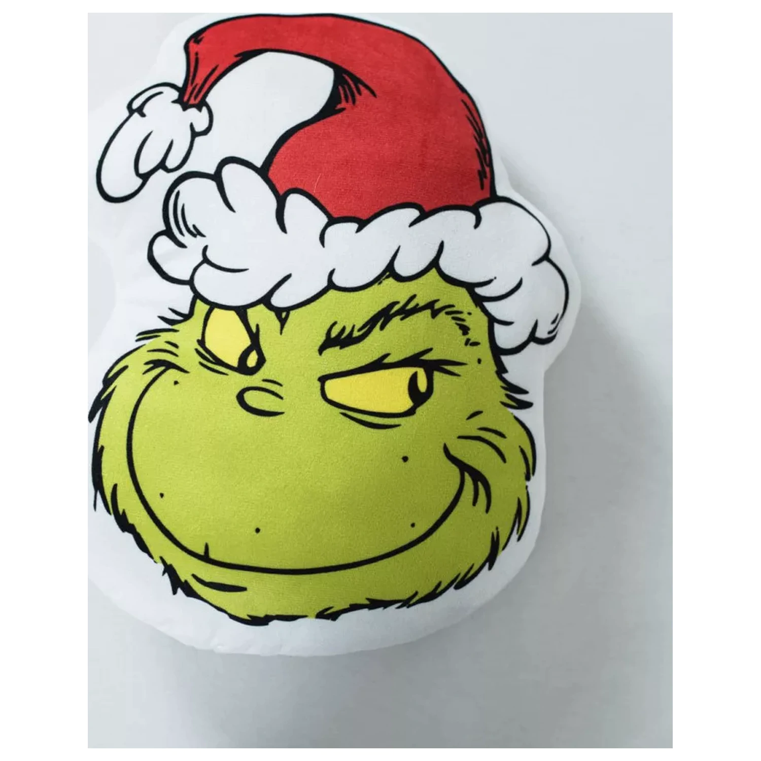 The Grinch Jastuk u obliku osmijeha, dekorativni jastuk 36x29 cm fotografija proizvoda