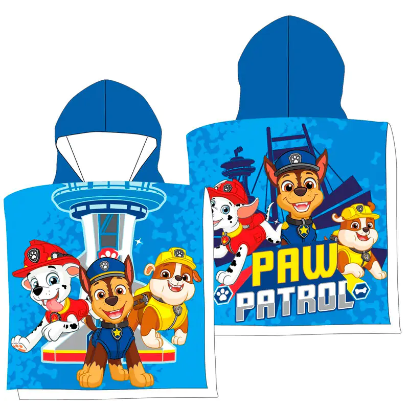 Paw Patrol pamučni pončo ručnik fotografija proizvoda