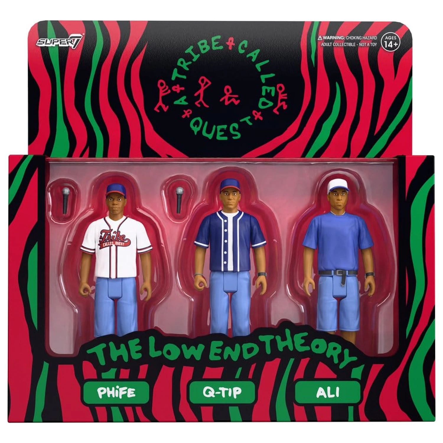 A Tribe Called Quest ReAction akcijske figure 3-pakiranje The Low End Theory fotografija proizvoda
