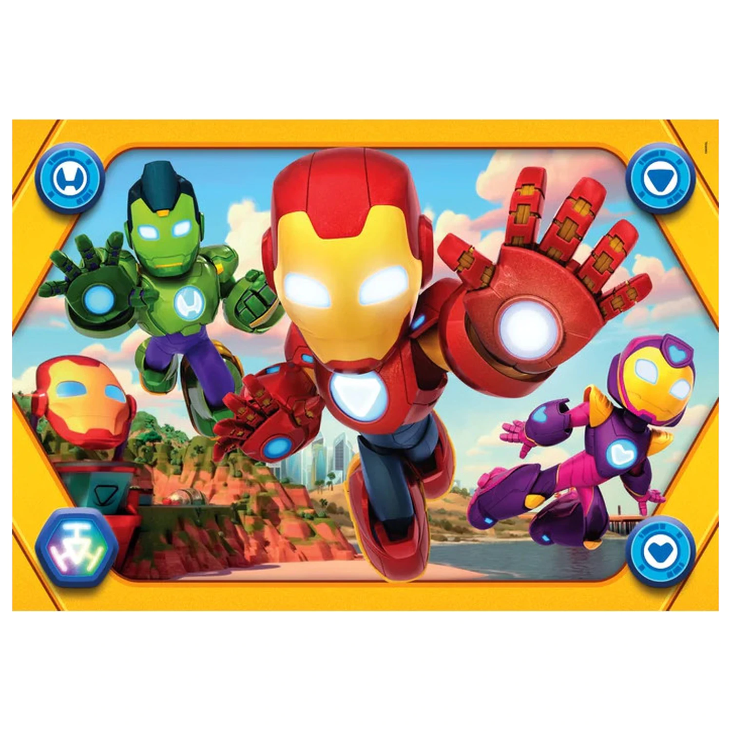 Iron Man and His Super Team Hero Squad slagalica od 104 komada fotografija proizvoda