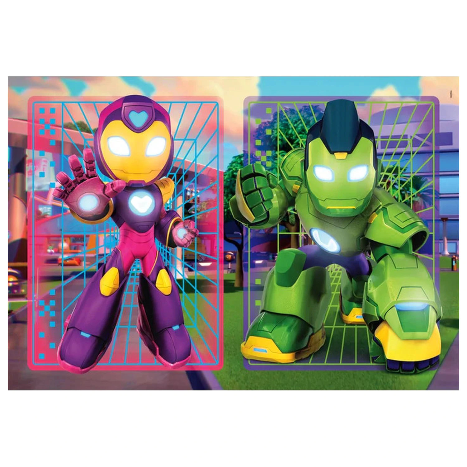 Iron Man and His Hero Squad Puzzle, 2x20 komada fotografija proizvoda
