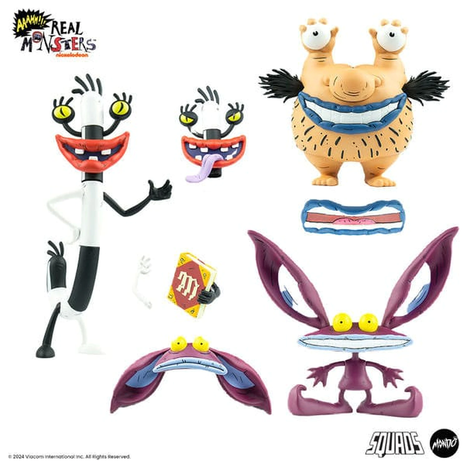 Aaahh!!! Real Monsters PVC figura, paket od 3 komada: Ickis, Oblina & Krumm fotografija proizvoda
