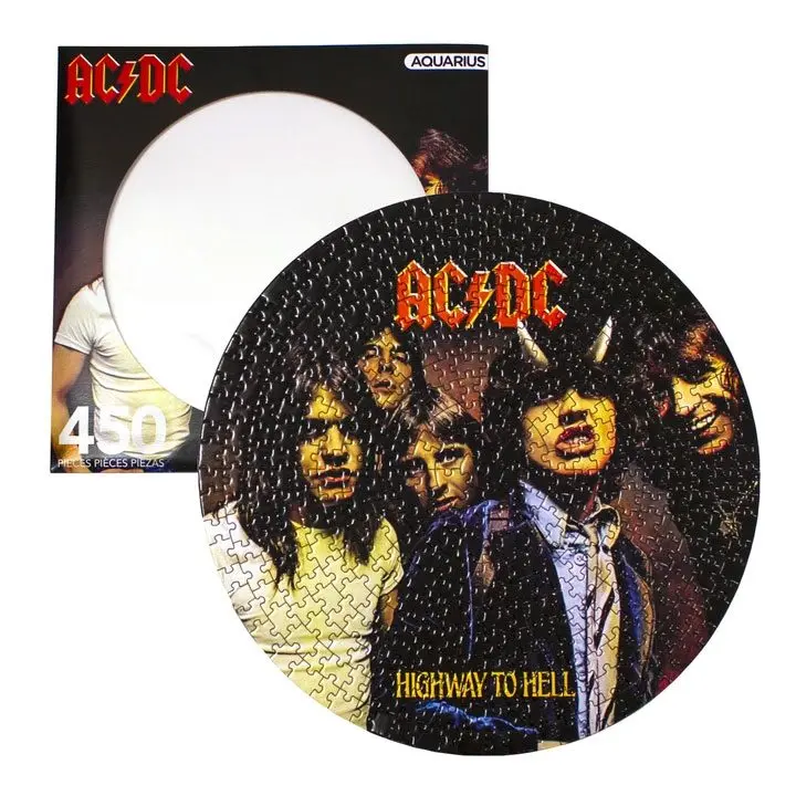 AC/DC Disc Puzzle Jigsaw Puzzle Highway To Hell (450 dijelova) fotografija proizvoda