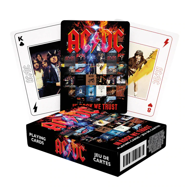 AC/DC Playing Cards U Rock We Trust - Igraće Karte fotografija proizvoda