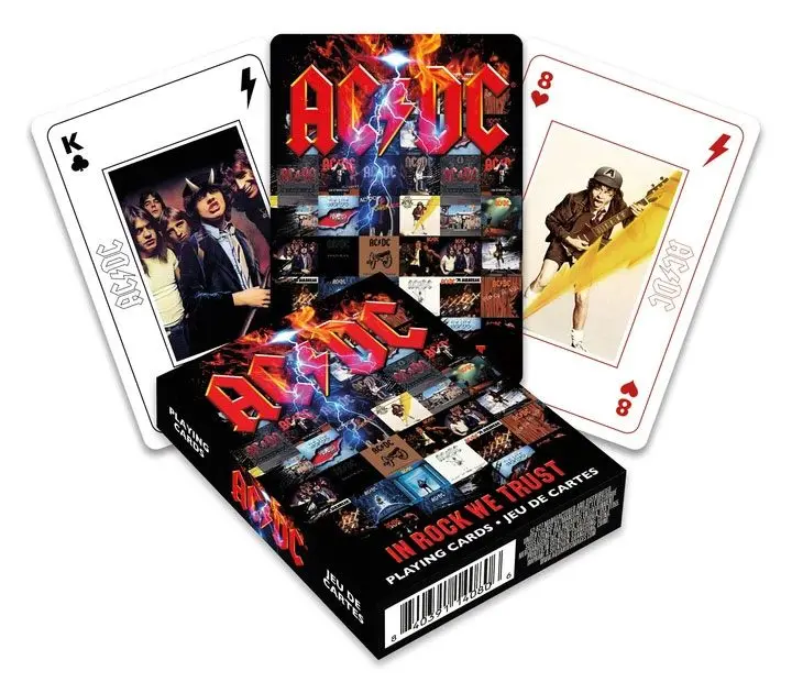 AC/DC Playing Cards U Rock We Trust - Igraće Karte fotografija proizvoda