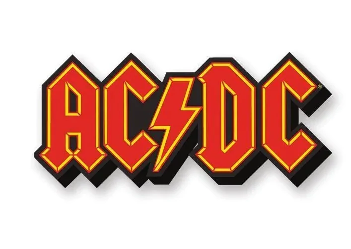 AC/DC Logo Glomazni Magnet fotografija proizvoda