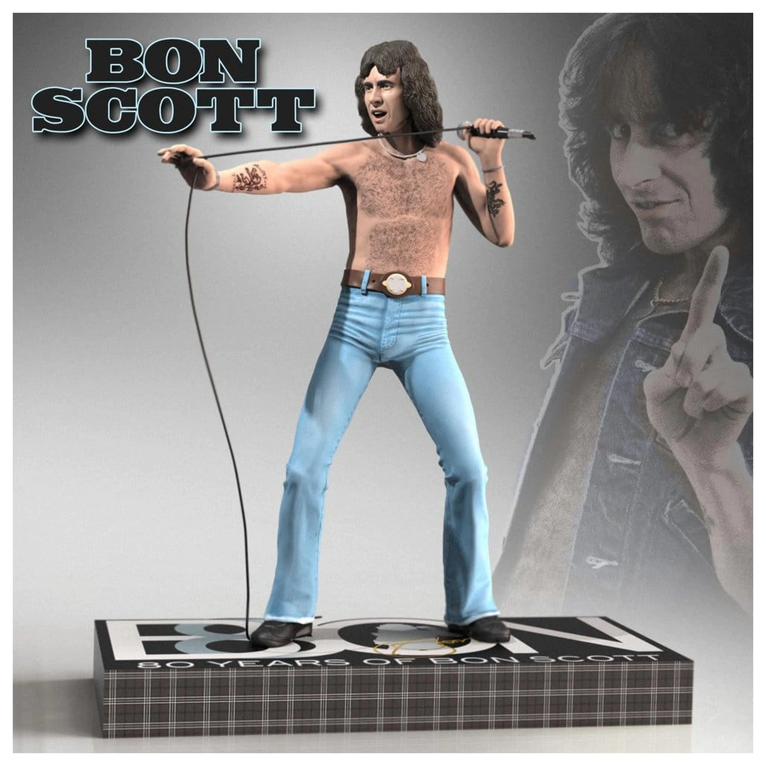 AC/DC Rock Iconz Statua Bon Scott III 22 cm fotografija proizvoda
