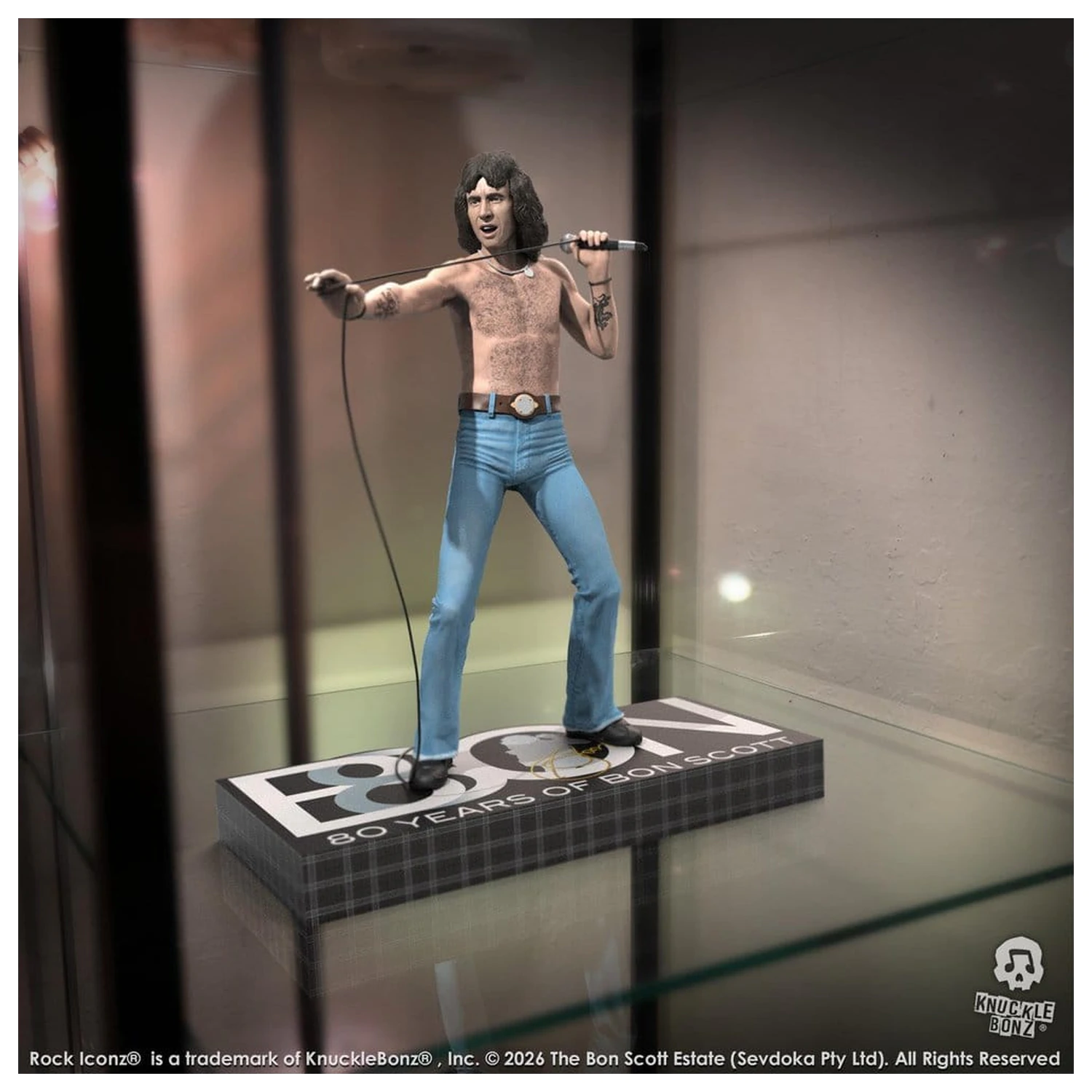 AC/DC Rock Iconz Statua Bon Scott III 22 cm fotografija proizvoda