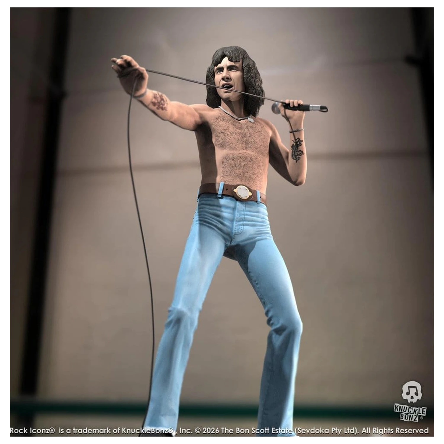 AC/DC Rock Iconz Statua Bon Scott III 22 cm fotografija proizvoda