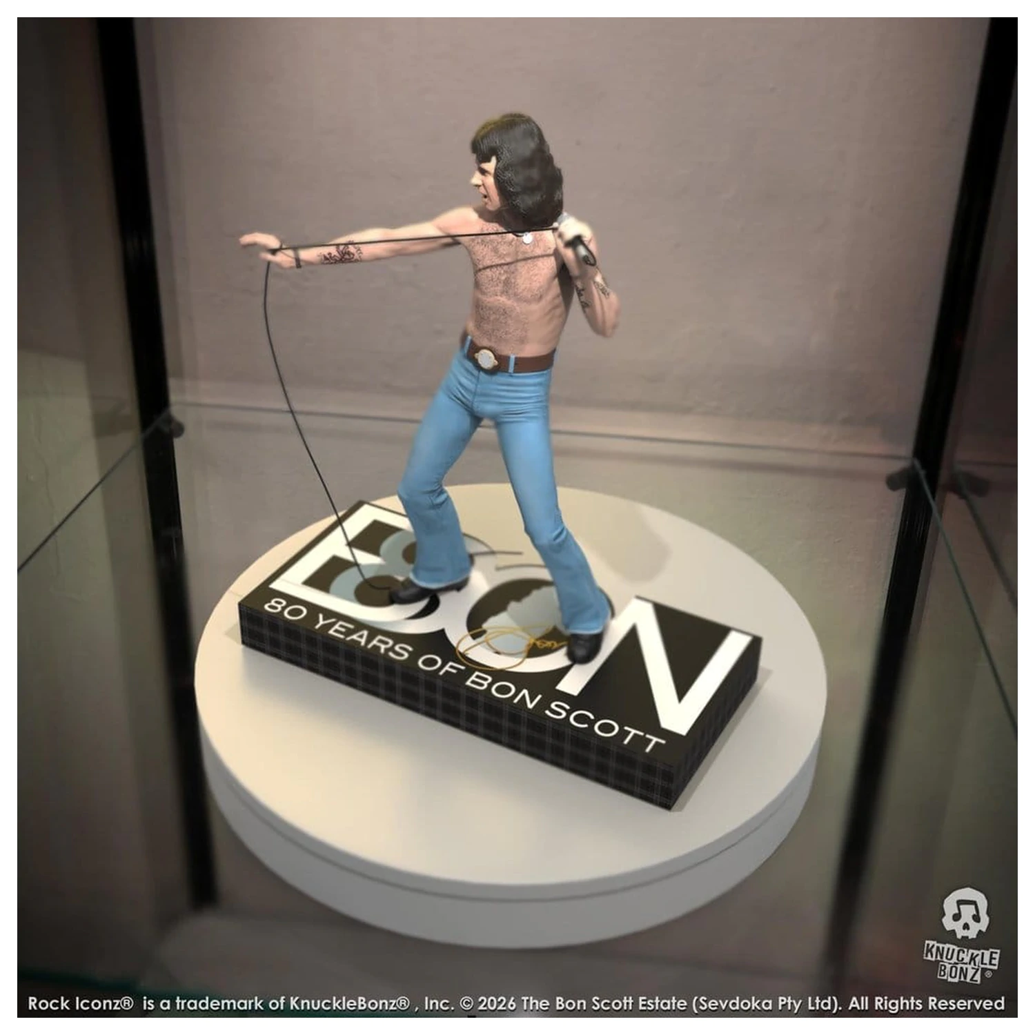 AC/DC Rock Iconz Statua Bon Scott III 22 cm fotografija proizvoda