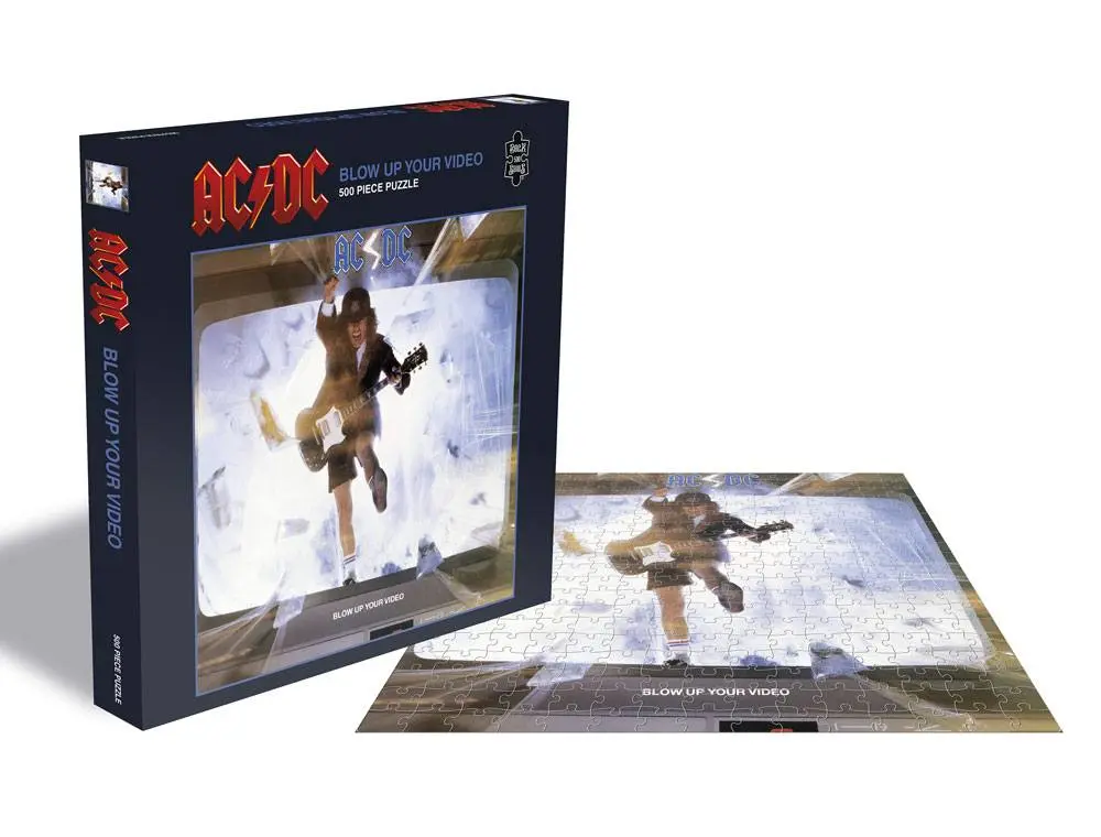 AC/DC Rock Saws Jigsaw Puzzle Blow Up Your Video (500 dijelova) fotografija proizvoda