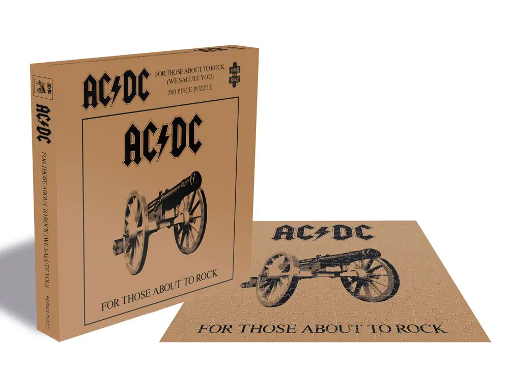 AC/DC Rock Saws Jigsaw Puzzle za fanove Those About To Rock (500 dijelova) fotografija proizvoda