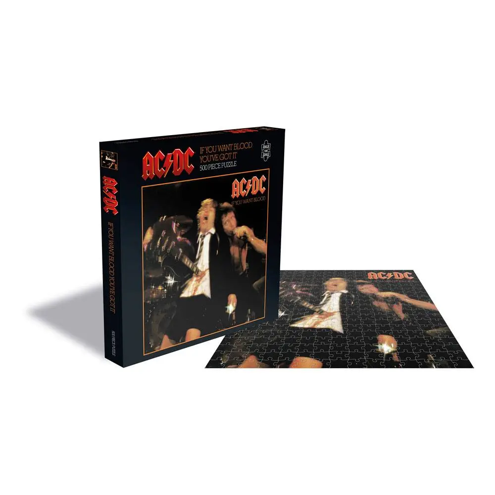 AC/DC Rock Saws Puzzle Ako Želite Krv (500 dijelova) fotografija proizvoda