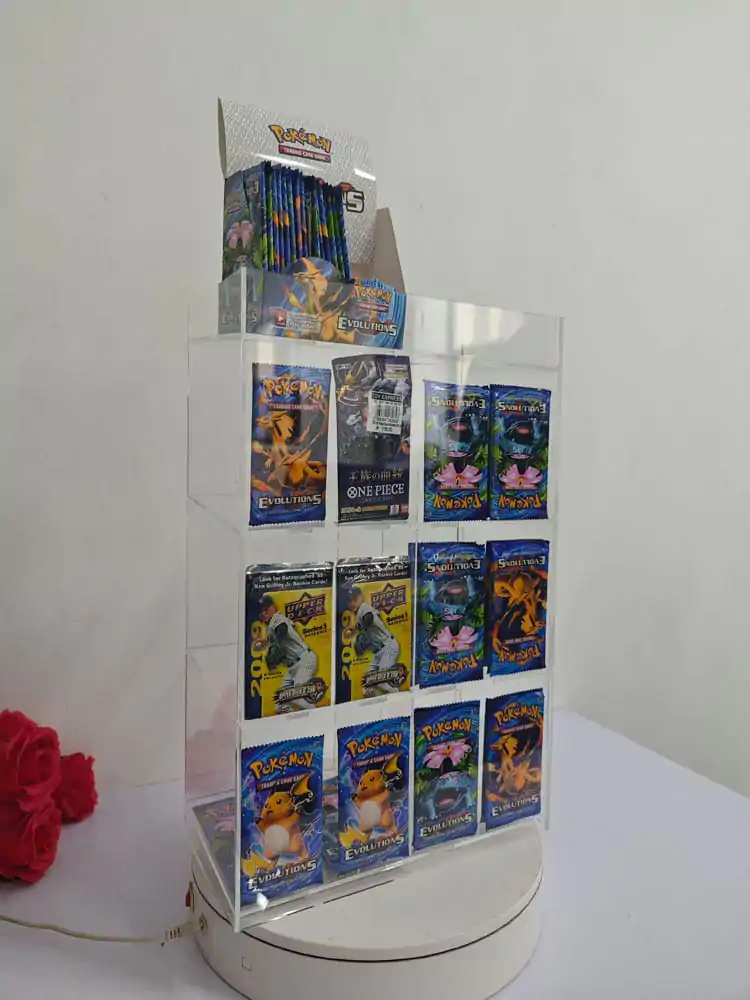 Akrilni pultni display za Trading Card Booster Packs fotografija proizvoda