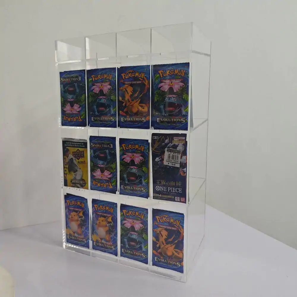 Akrilni pultni display za Trading Card Booster Packs fotografija proizvoda