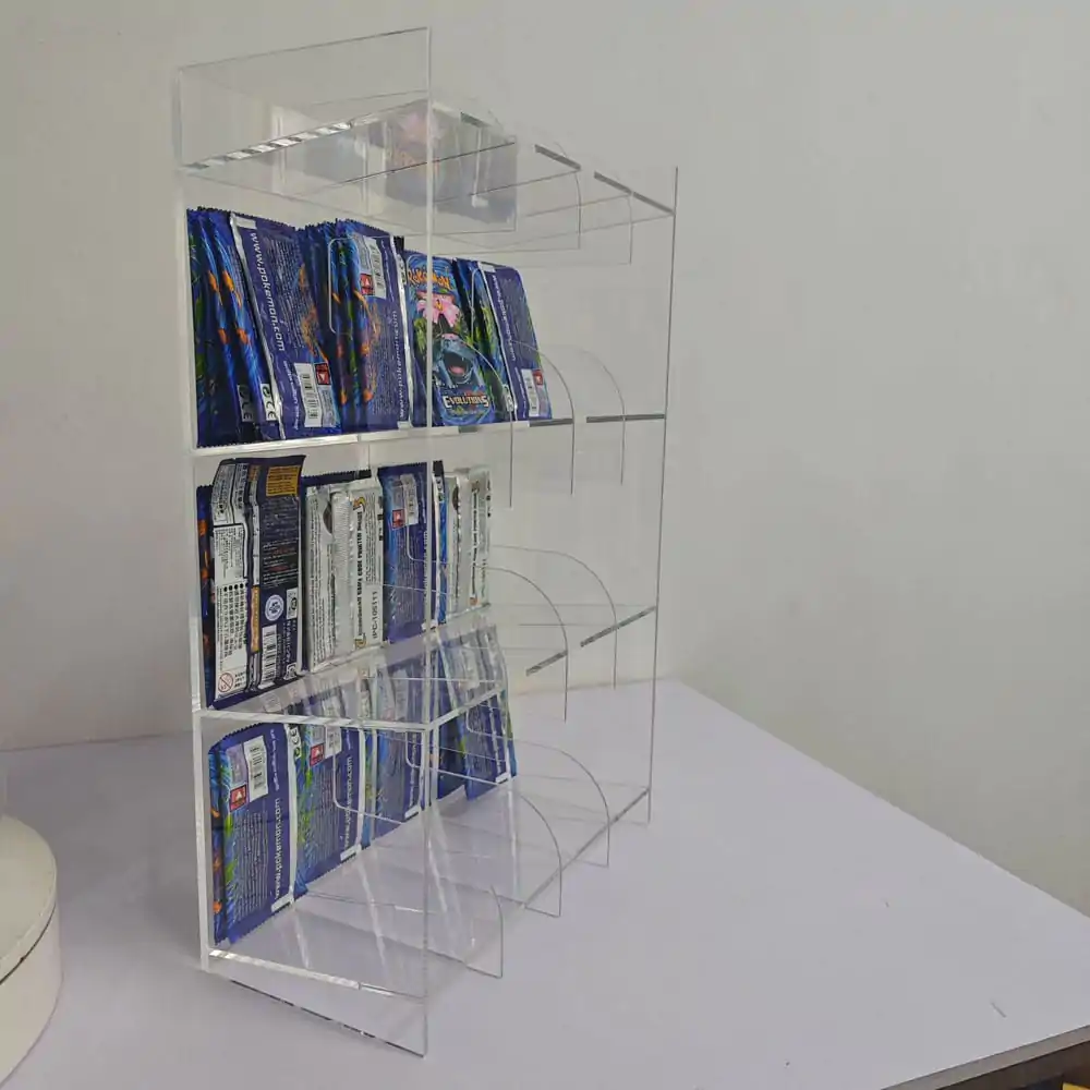 Akrilni pultni display za Trading Card Booster Packs fotografija proizvoda