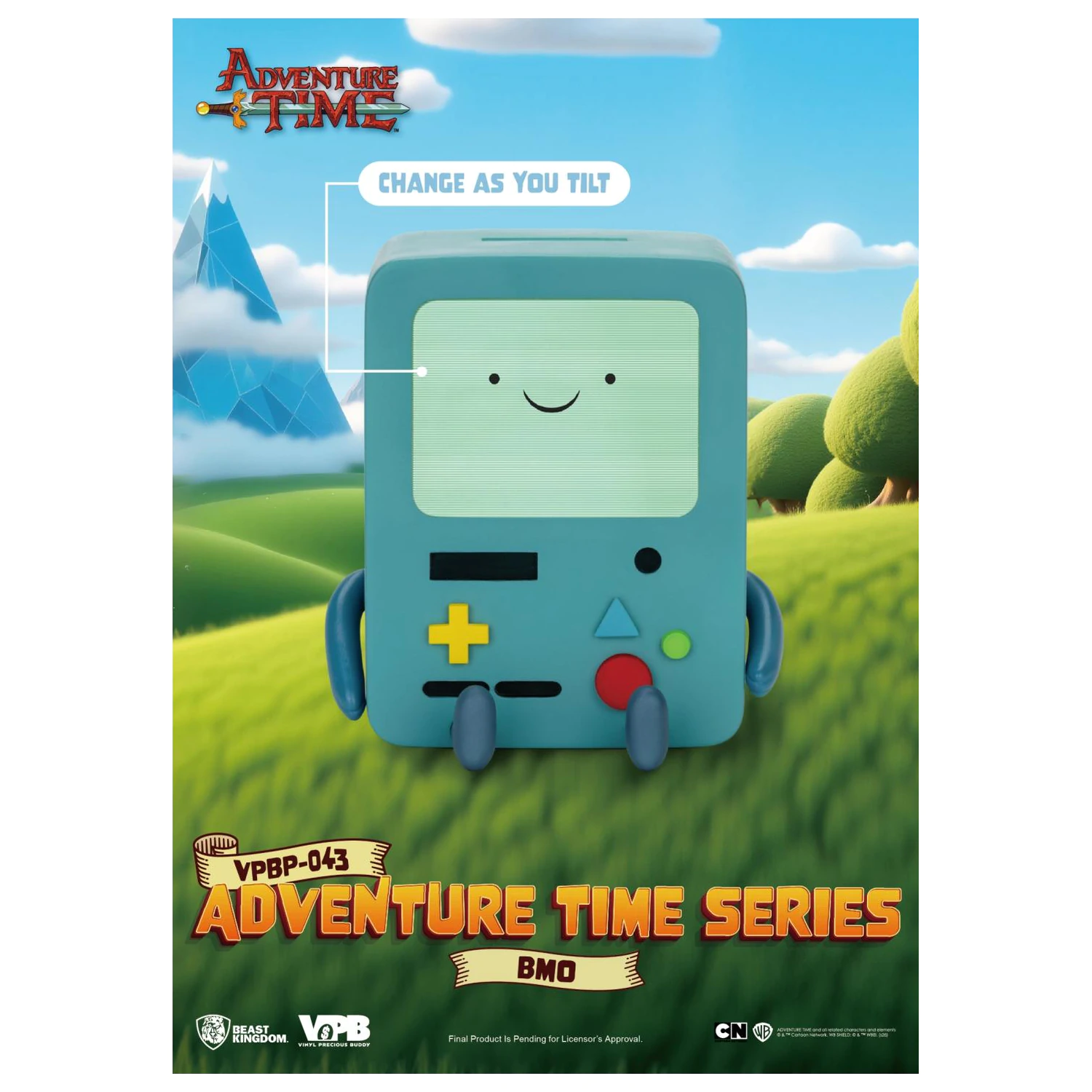 Adventure Time BMO Bank vinilna figura 9,6 cm fotografija proizvoda
