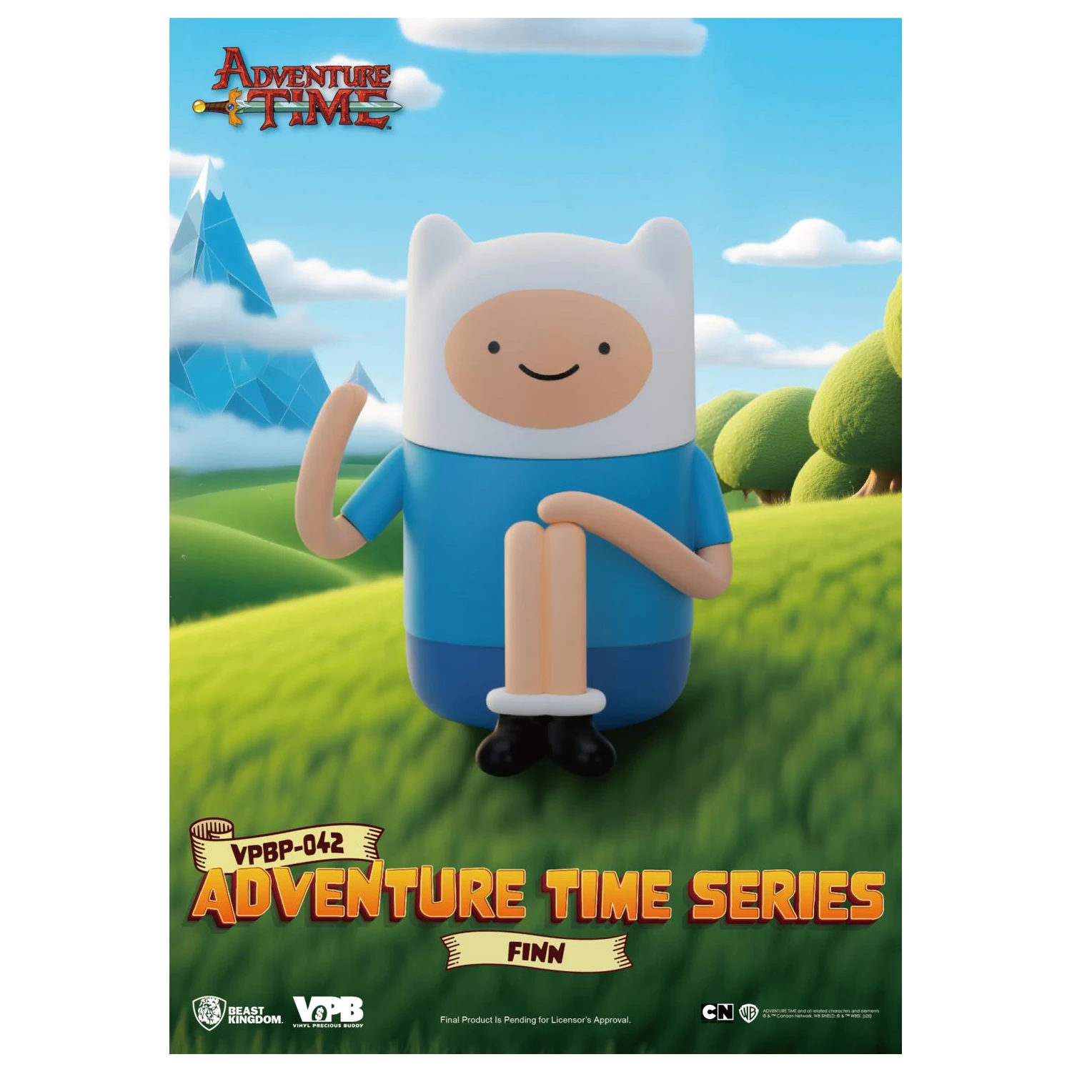 Adventure Time Finn štedna kasica vinilna figura 11,6 cm fotografija proizvoda
