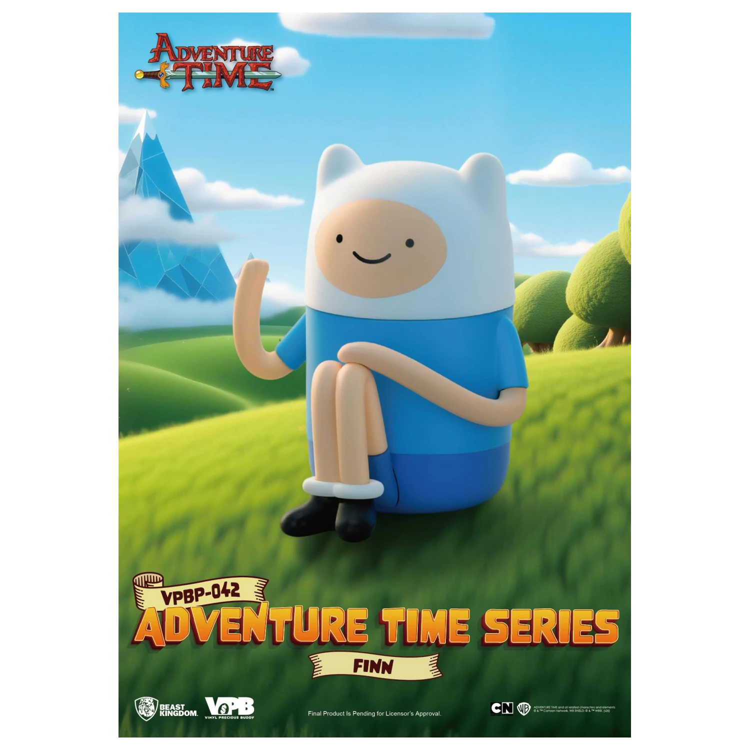 Adventure Time Finn štedna kasica vinilna figura 11,6 cm fotografija proizvoda