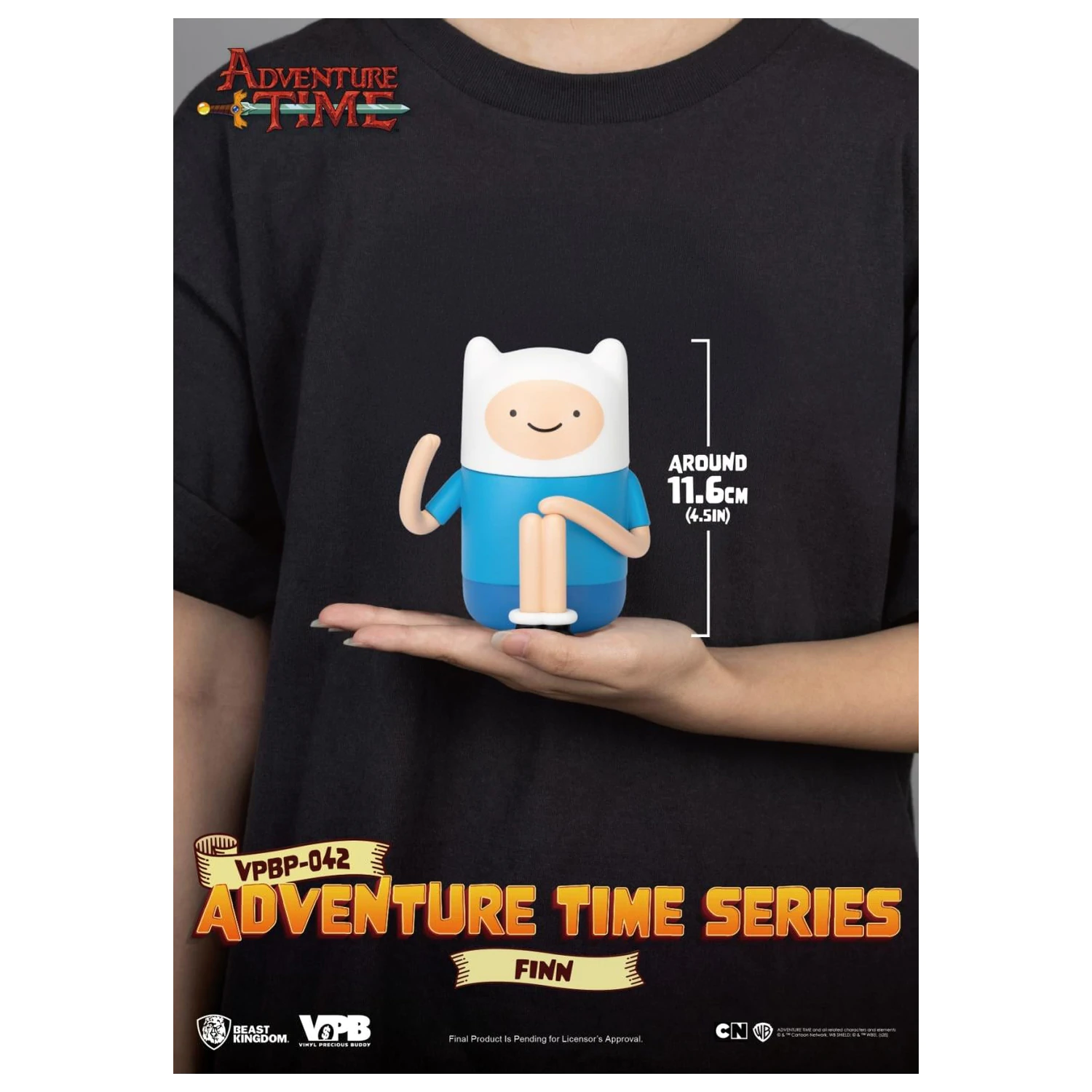 Adventure Time Finn štedna kasica vinilna figura 11,6 cm fotografija proizvoda