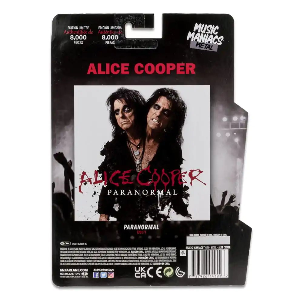 Alice Cooper Metal Music Maniacs akcijska figura Alice Cooper 15 cm fotografija proizvoda