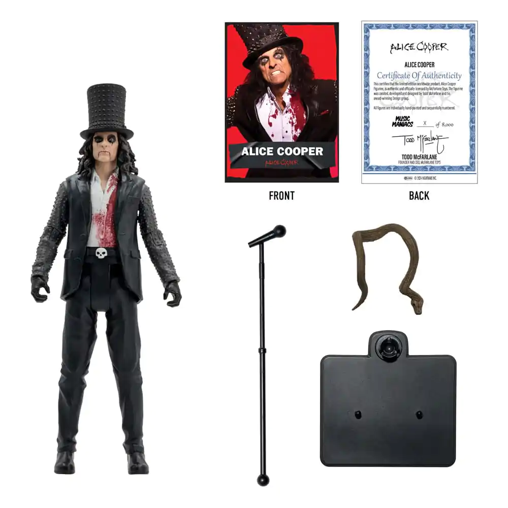 Alice Cooper Metal Music Maniacs akcijska figura Alice Cooper 15 cm fotografija proizvoda