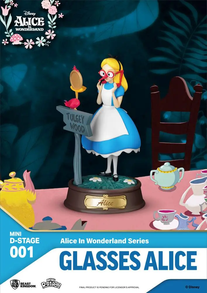 Alice in Wonderland Mini Diorama Scenski Kipovi u pakiranju od 6 komada, 10 cm fotografija proizvoda