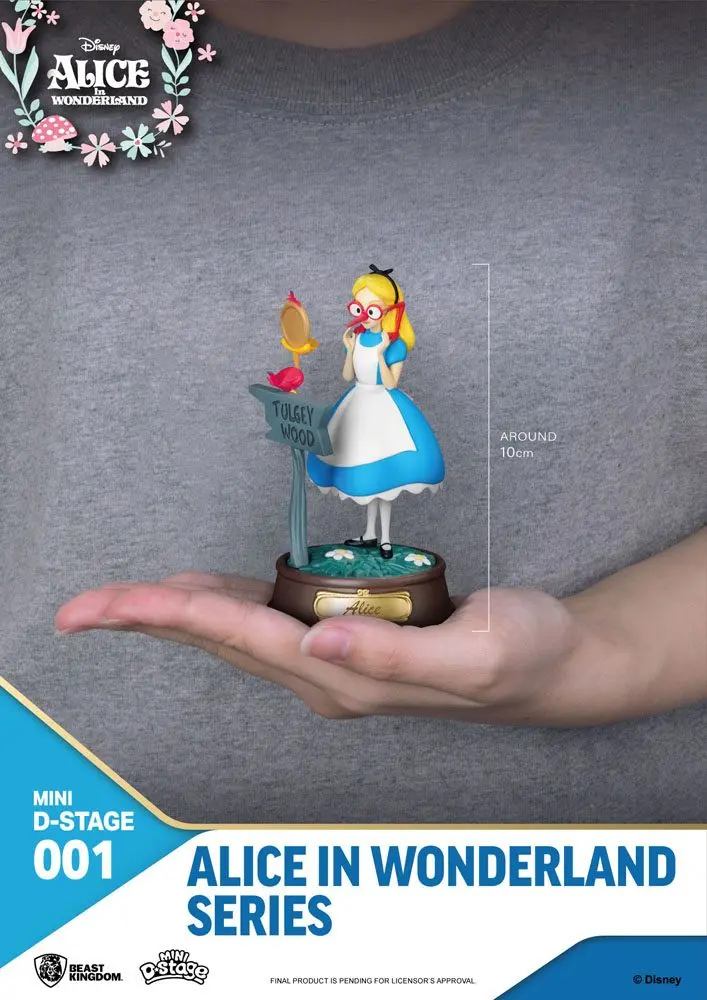 Alice in Wonderland Mini Diorama Scenski Kipovi u pakiranju od 6 komada, 10 cm fotografija proizvoda