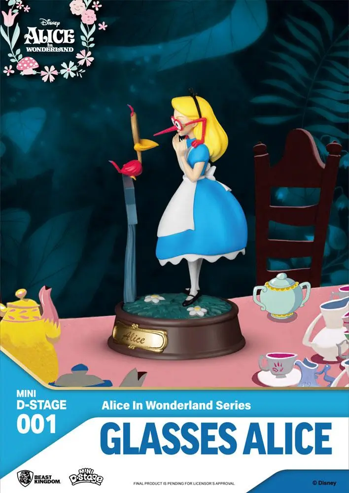 Alice in Wonderland Mini Diorama Scenski Kipovi u pakiranju od 6 komada, 10 cm fotografija proizvoda