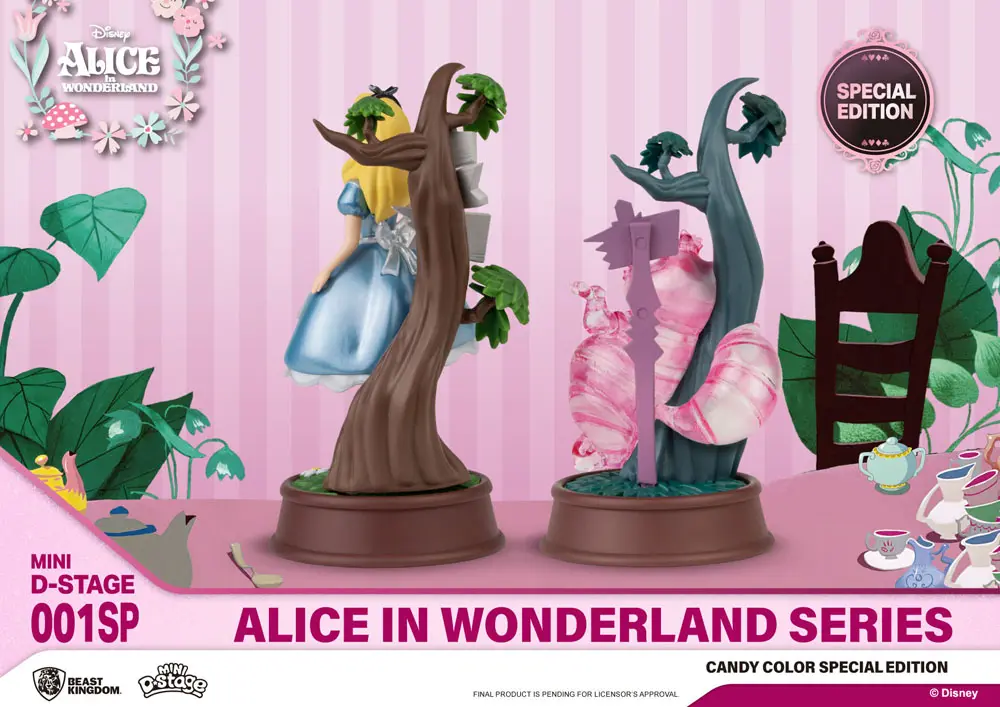 Alice in Wonderland Mini Diorama Stage Statue paket od 2 bombon boja Posebno izdanje 10 cm fotografija proizvoda