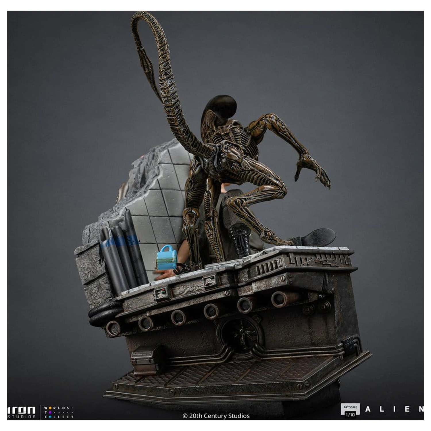 Alien 3 Art Scale Kip 1/10 Ellen Ripley i Dog Alien 23 cm fotografija proizvoda