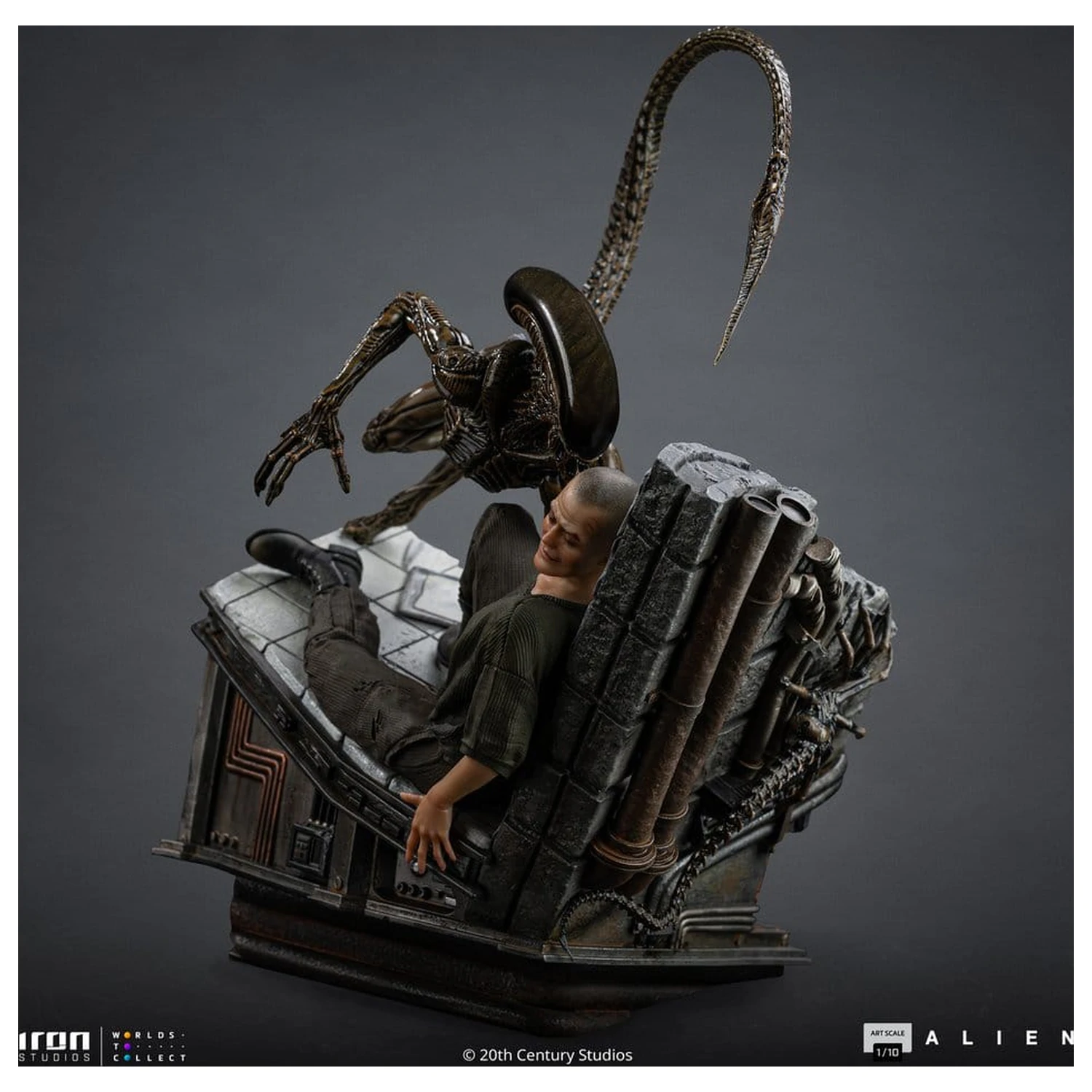 Alien 3 Art Scale Kip 1/10 Ellen Ripley i Dog Alien 23 cm fotografija proizvoda
