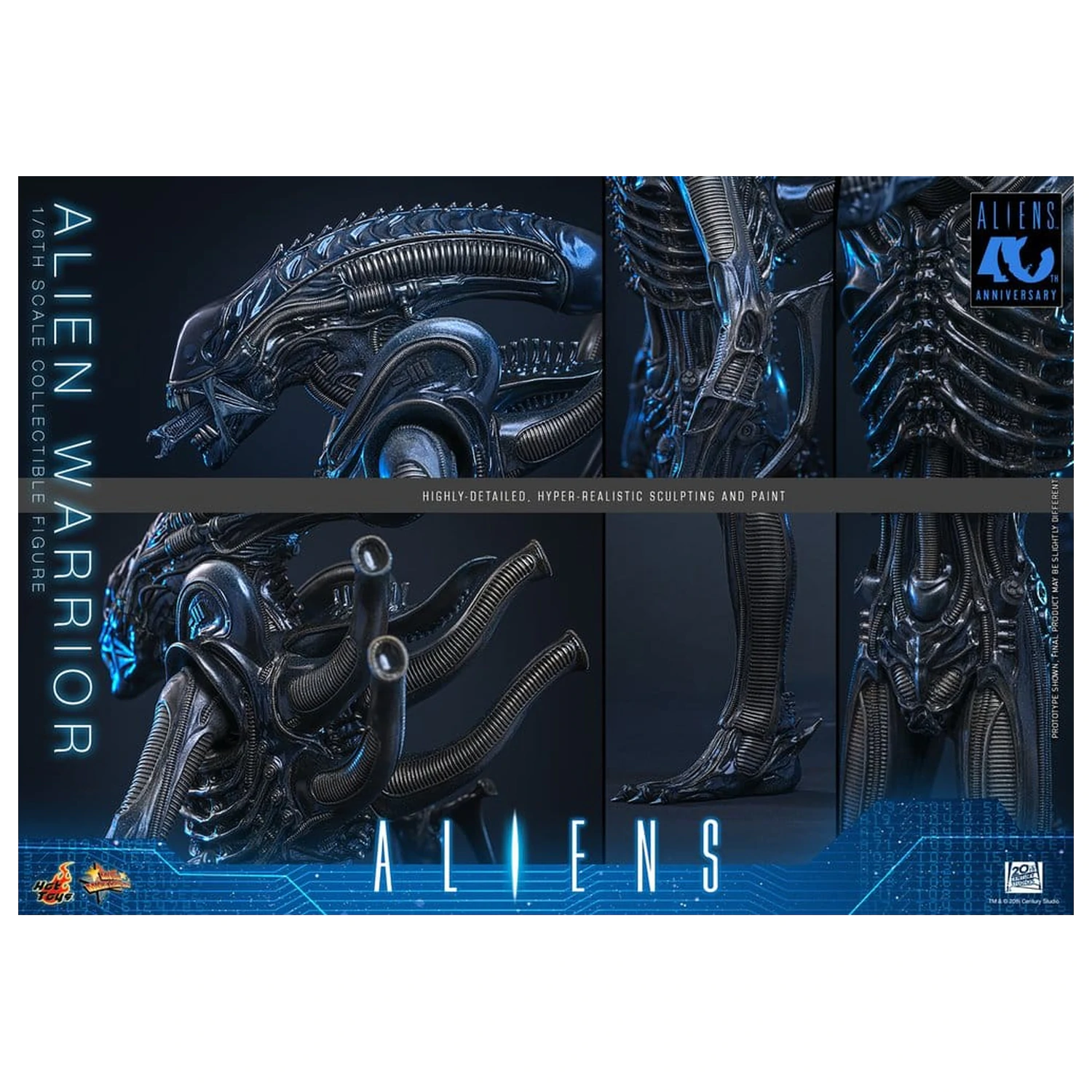 Alien Movie Masterpiece Akcijska Figura 1/6 Alien Warrior 39 cm fotografija proizvoda