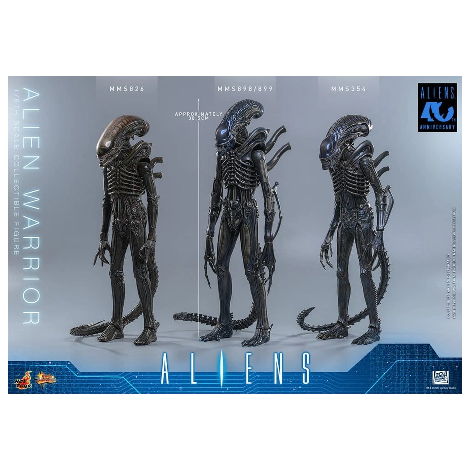 Alien Movie Masterpiece Akcijska Figura 1/6 Alien Warrior 39 cm fotografija proizvoda