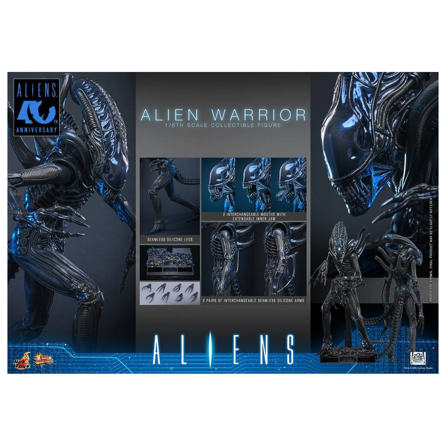 Alien Movie Masterpiece Akcijska Figura 1/6 Alien Warrior 39 cm fotografija proizvoda