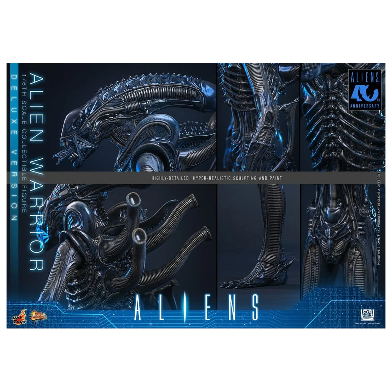Alien Movie Masterpiece Akcijska figura 1/6 Alien Warrior (Deluxe Verzija) 39 cm fotografija proizvoda
