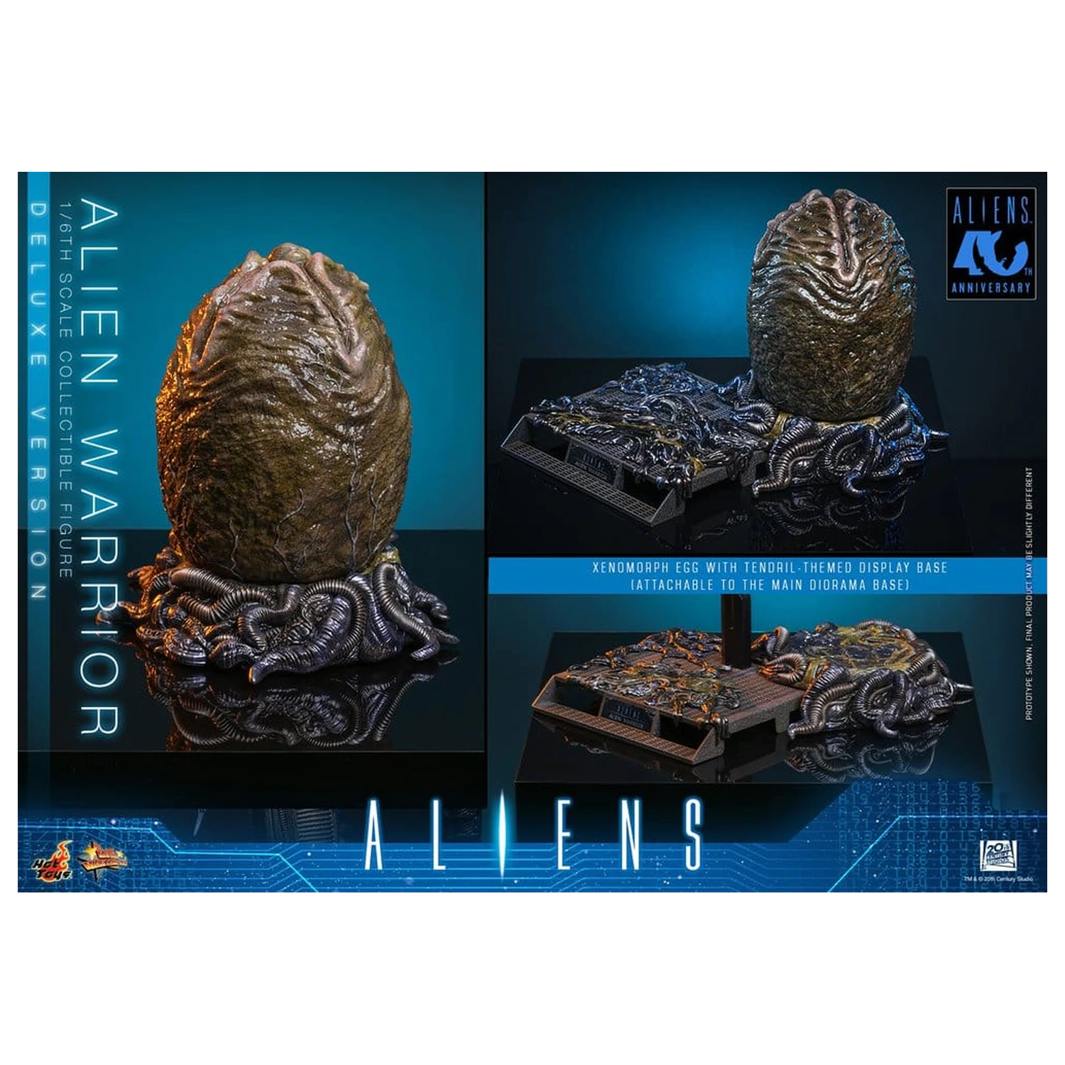 Alien Movie Masterpiece Akcijska figura 1/6 Alien Warrior (Deluxe Verzija) 39 cm fotografija proizvoda