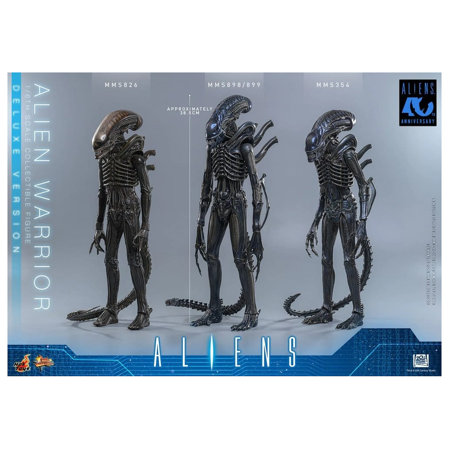Alien Movie Masterpiece Akcijska figura 1/6 Alien Warrior (Deluxe Verzija) 39 cm fotografija proizvoda