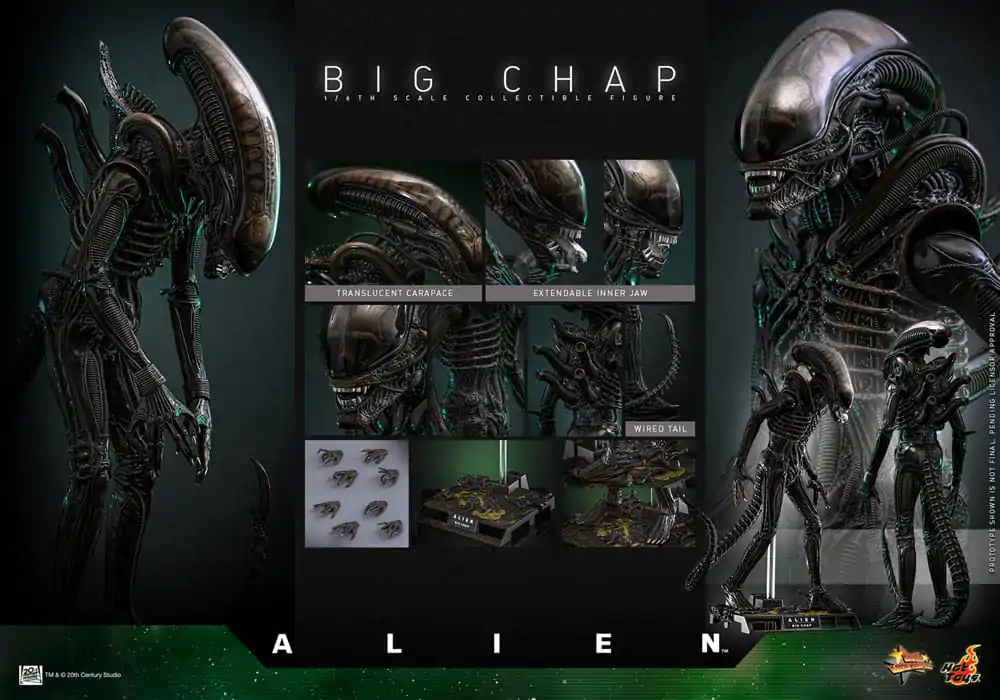 Alien Movie Masterpiece Akcijska figura 1/6 Big Chap 36 cm fotografija proizvoda
