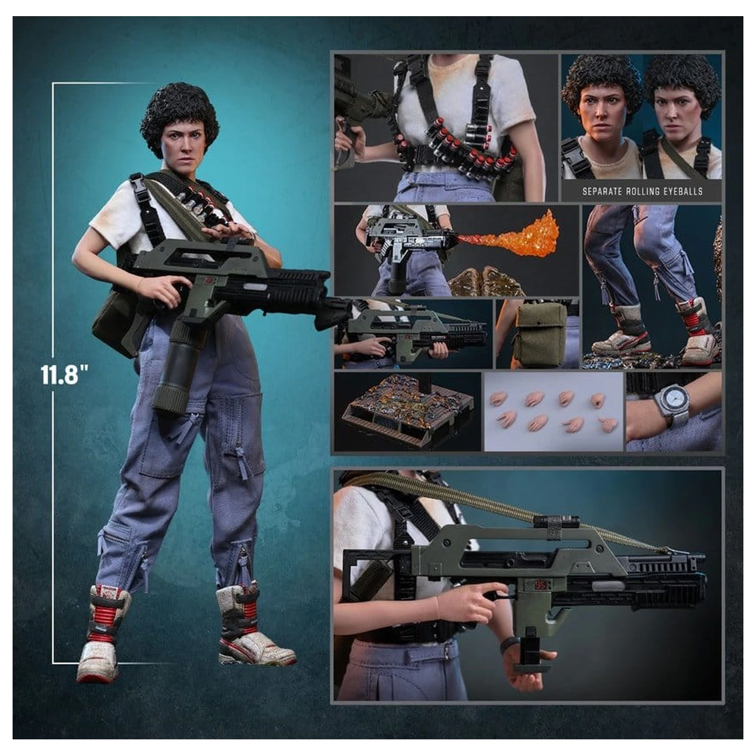 Alien Movie Masterpiece Akcijska figura 1/6 Ellen Ripley 30 cm fotografija proizvoda