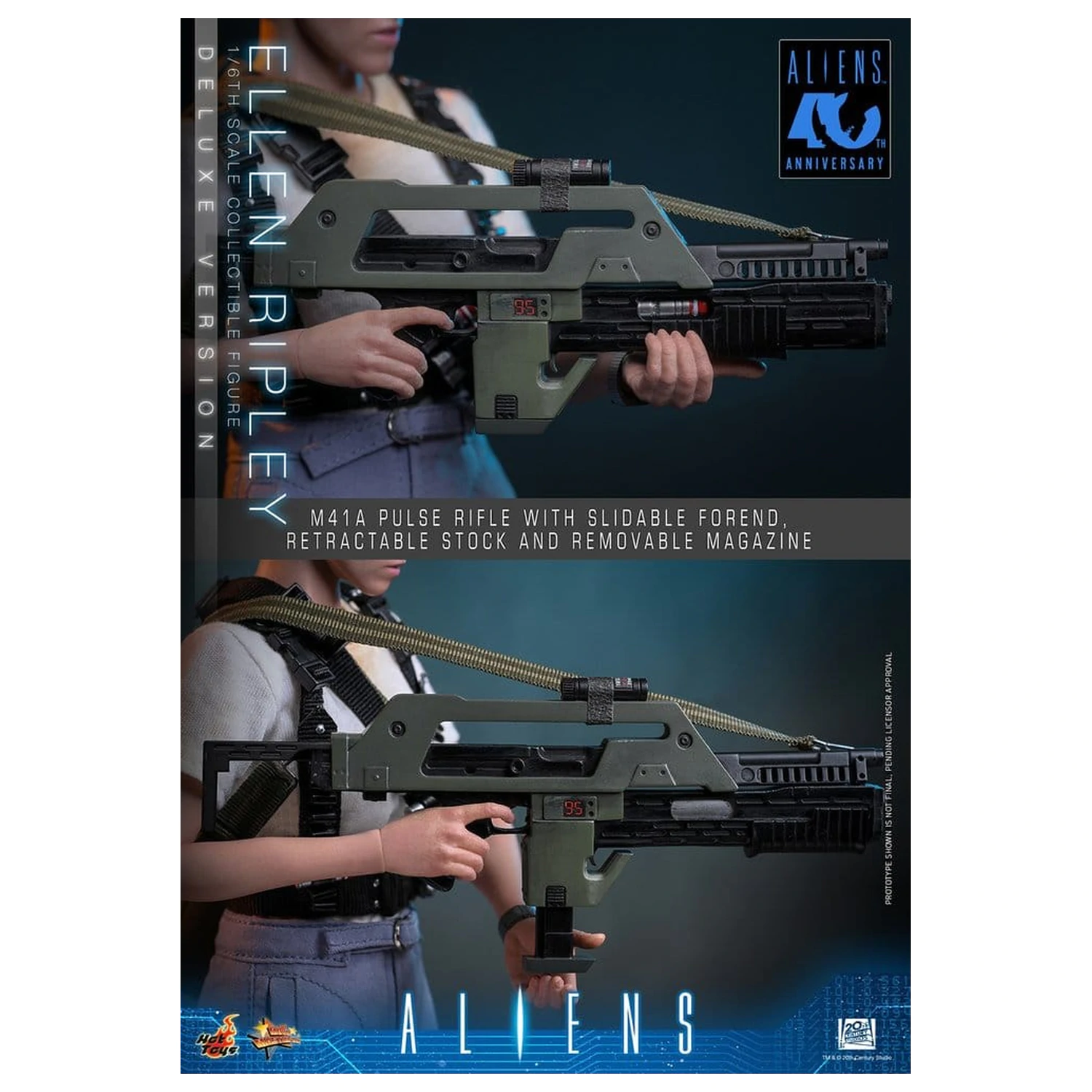 Alien Movie Masterpiece Akcijska Figura 1/6 Ellen Ripley (Deluxe Verzija) 30 cm fotografija proizvoda
