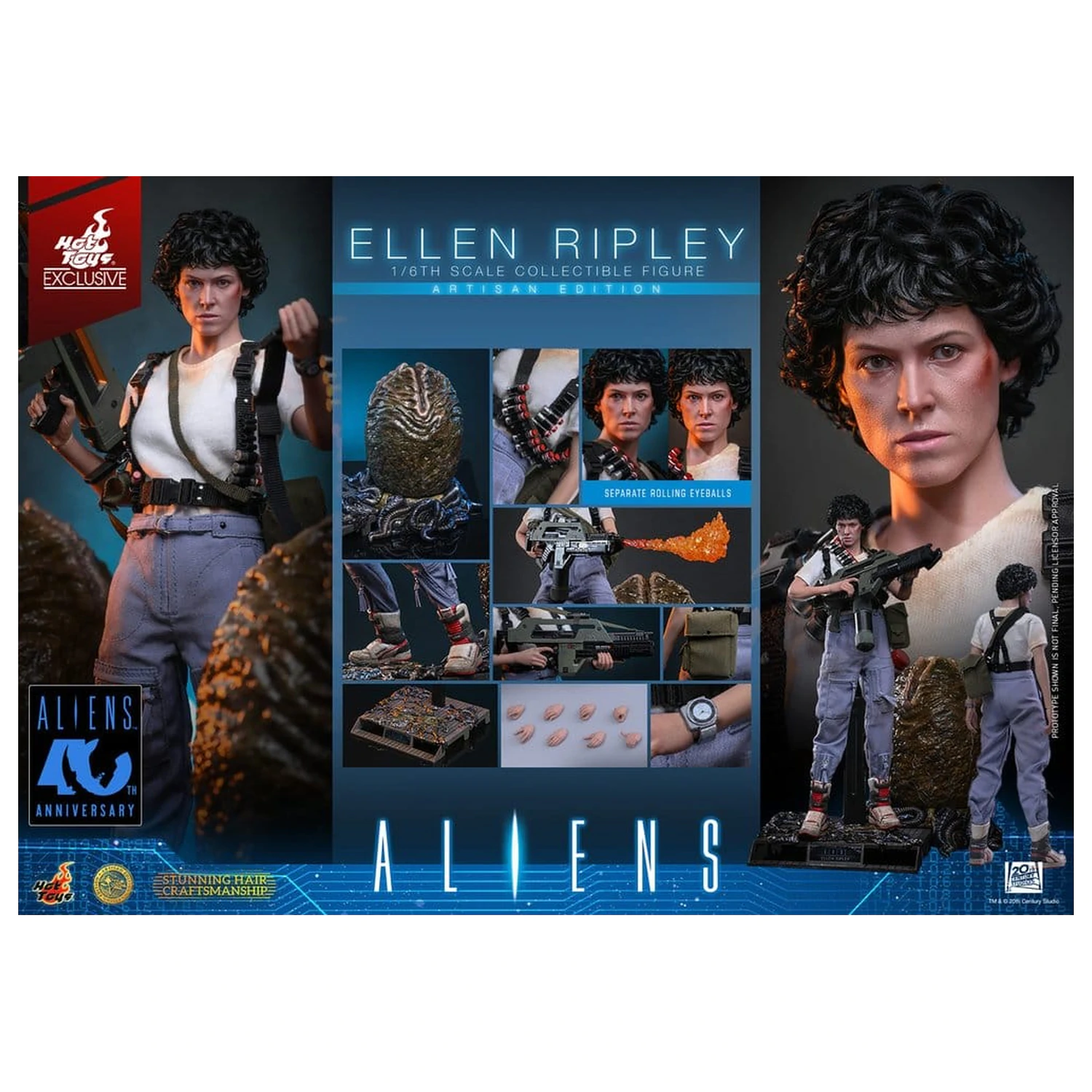 Alien Movie Masterpiece Akcijska figura 1/6 Ellen Ripley (Artisan Edition) 30 cm fotografija proizvoda