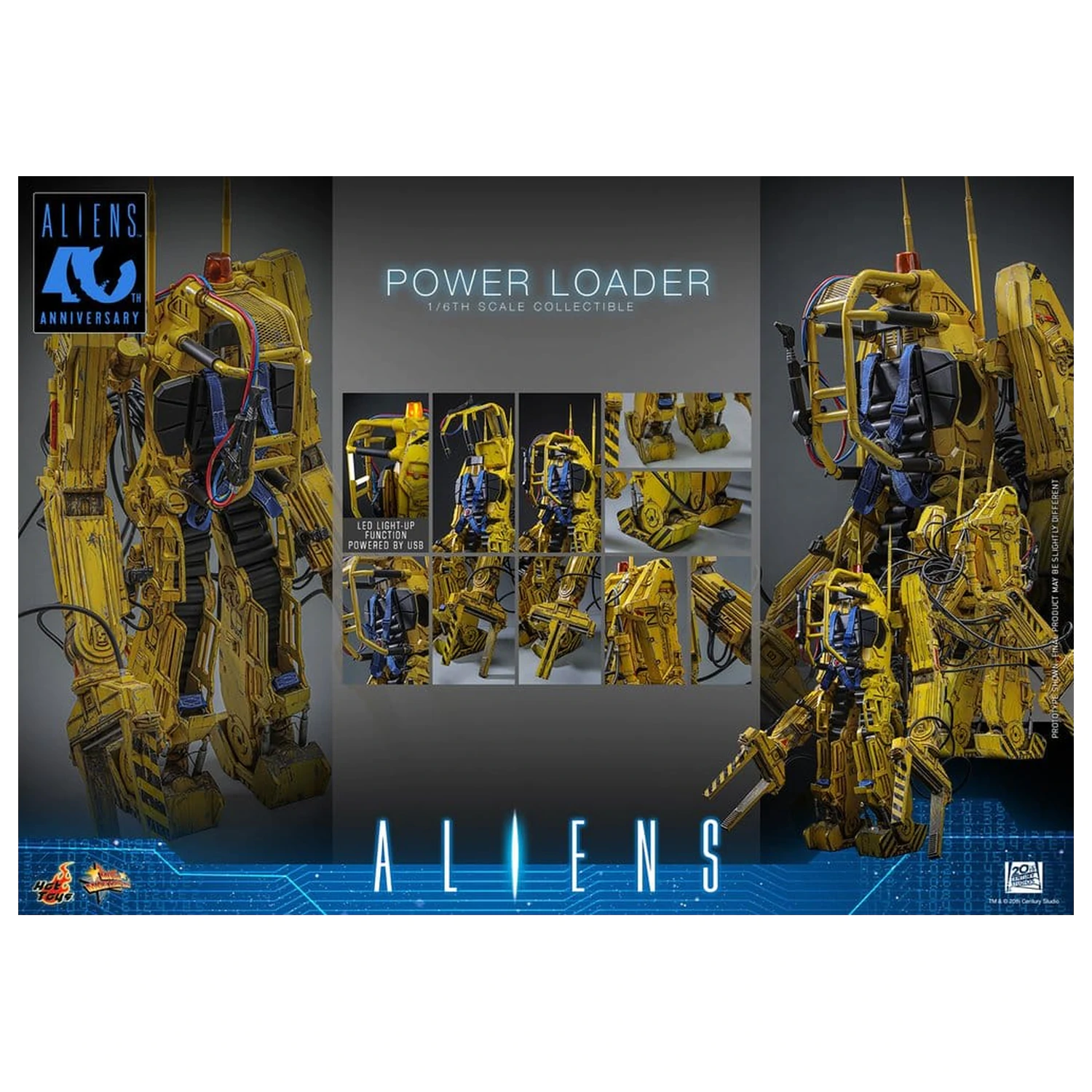 Alien Movie Masterpiece Action Figure 1/6 Power Loader 52 cm fotografija proizvoda