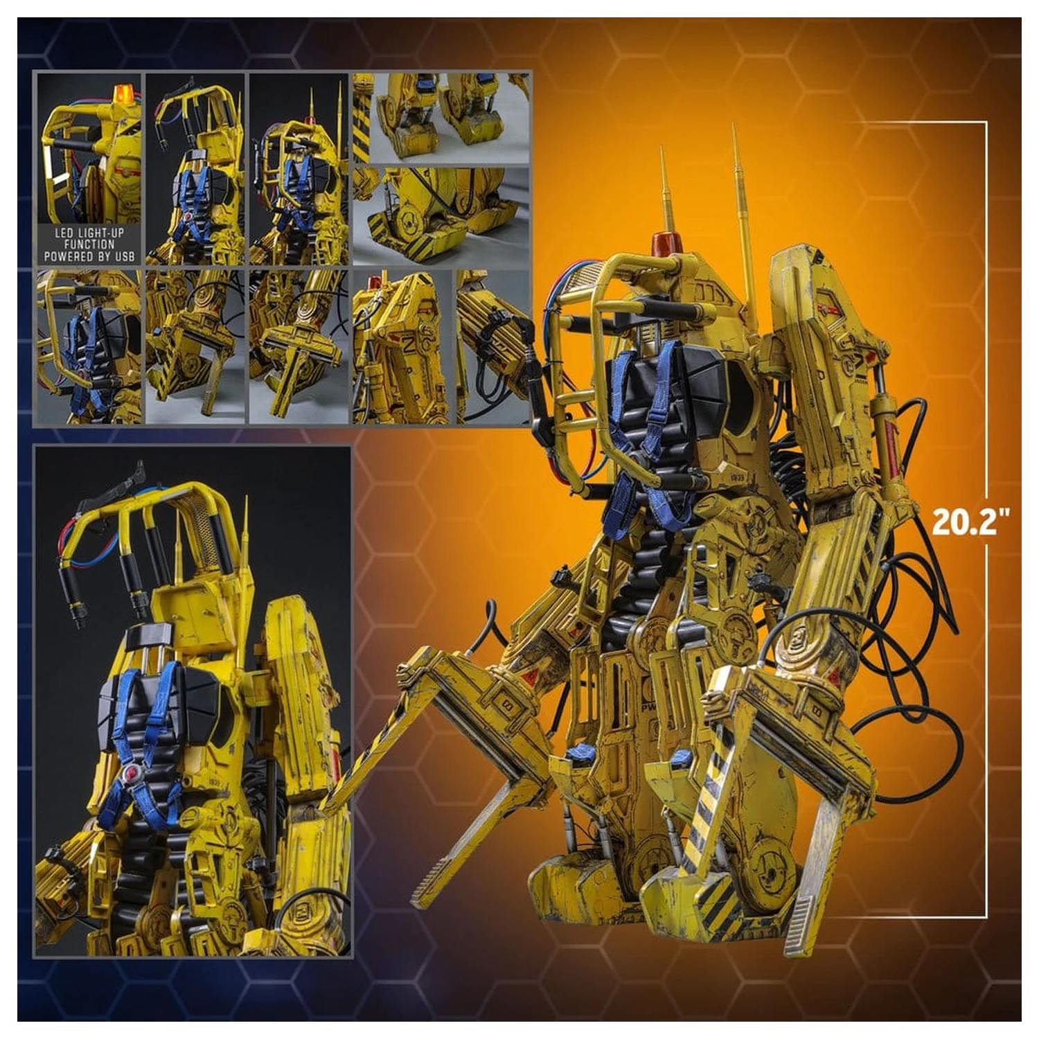 Alien Movie Masterpiece Action Figure 1/6 Power Loader 52 cm fotografija proizvoda