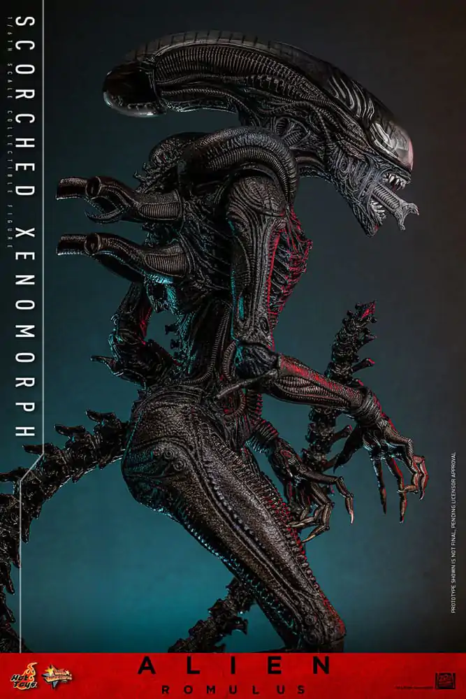 Alien: Romulus Movie Masterpiece akcijska figura 1/6 pougljenjeni Xenomorph 44 cm fotografija proizvoda