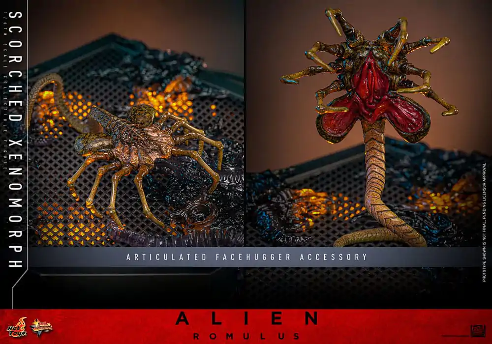 Alien: Romulus Movie Masterpiece akcijska figura 1/6 pougljenjeni Xenomorph 44 cm fotografija proizvoda