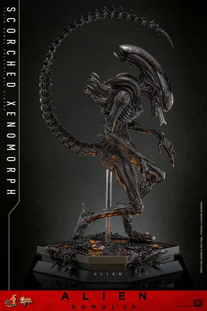 Alien: Romulus Movie Masterpiece akcijska figura 1/6 pougljenjeni Xenomorph 44 cm fotografija proizvoda