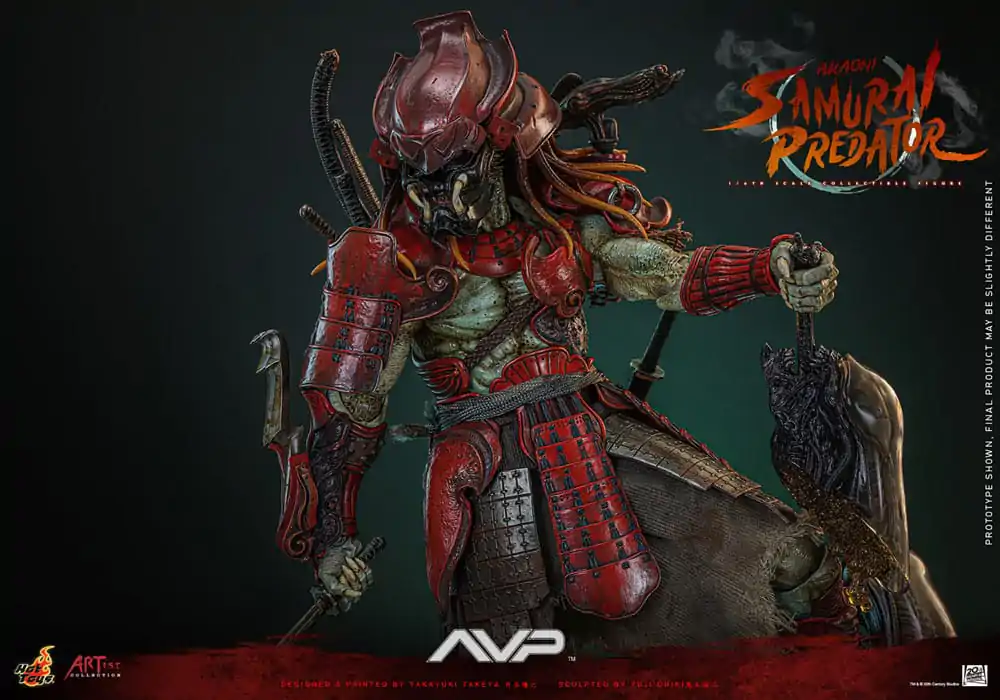 Alien vs. Predator Kolekcija umjetnika akcijska figura 1/6 Akaoni Samurai Predator 35 cm fotografija proizvoda