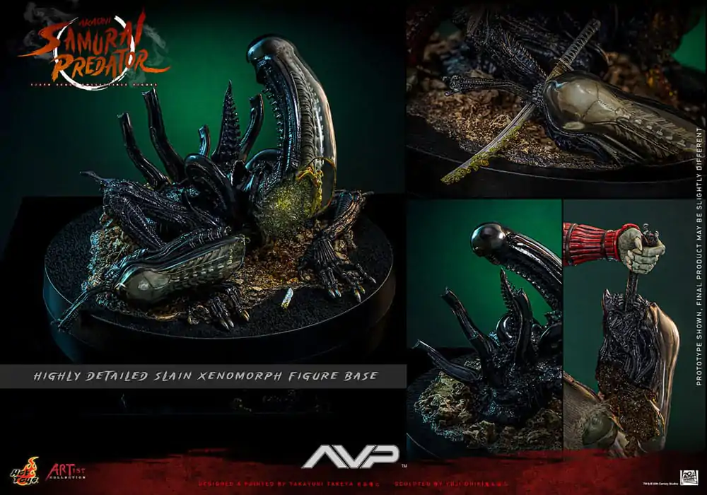 Alien vs. Predator Kolekcija umjetnika akcijska figura 1/6 Akaoni Samurai Predator 35 cm fotografija proizvoda