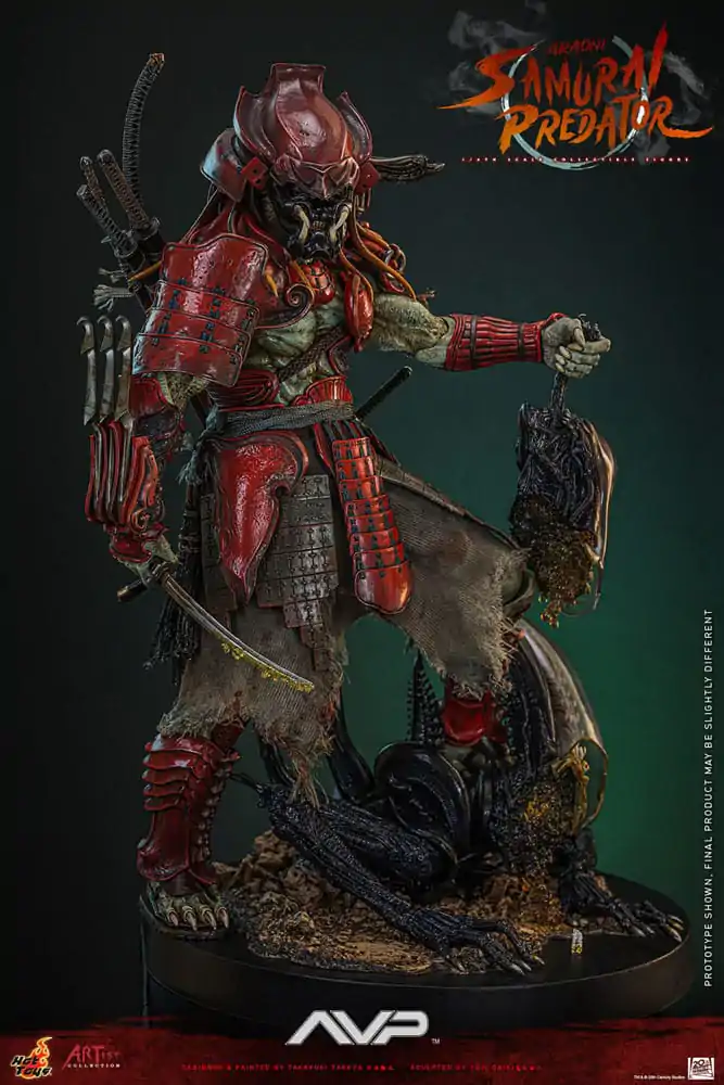 Alien vs. Predator Kolekcija umjetnika akcijska figura 1/6 Akaoni Samurai Predator 35 cm fotografija proizvoda